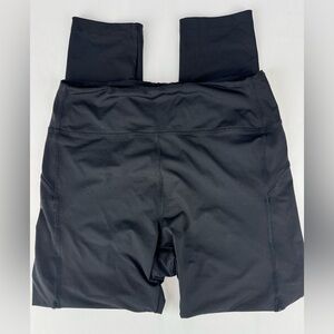 PINK Victoria's Secret Black Leggings w/ Peak A Boo Sides